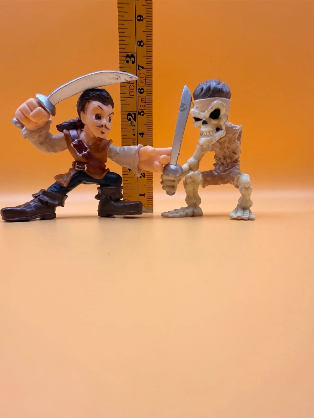 Disney Pirate & Skeleton Figures Lot Mini Toy Figures
